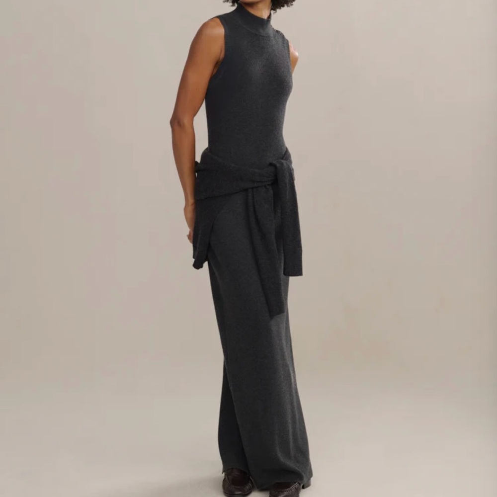 Jenni Kayne Celia knit dress grey